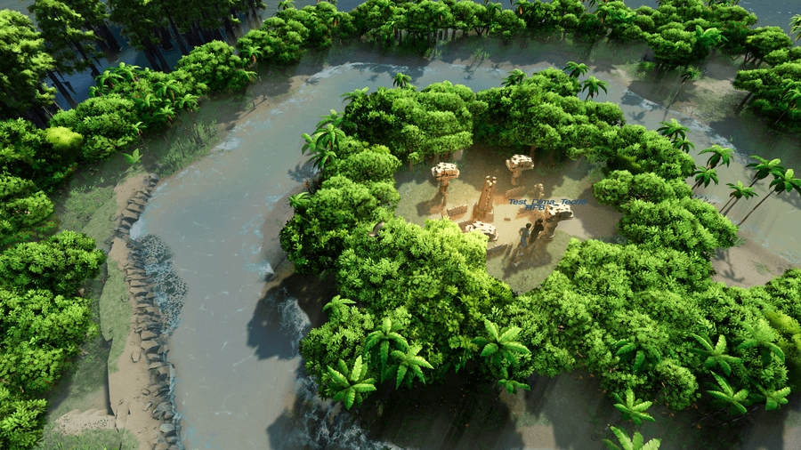 Island map overview